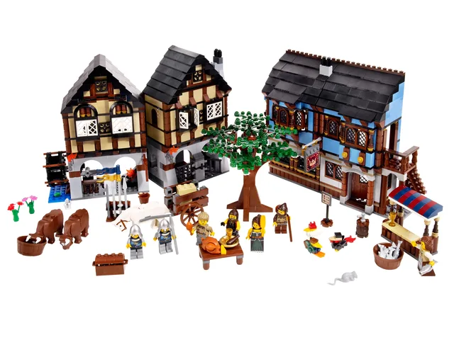 LEGO Medieval Market Village 10193