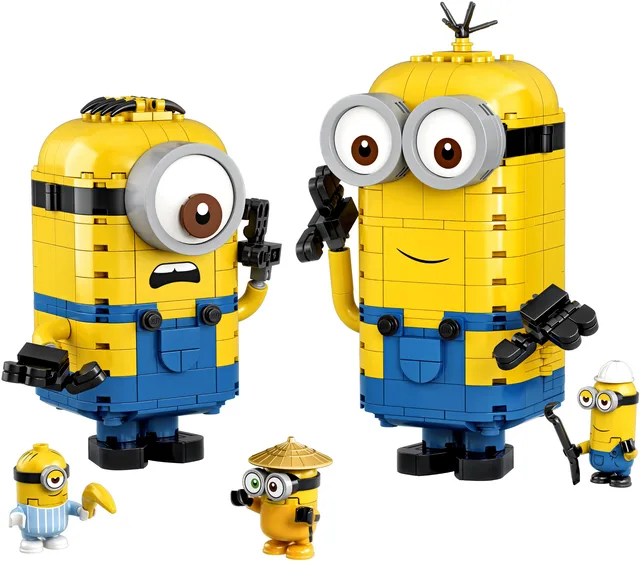 LEGO Brick-built Minions and their Lair 75551