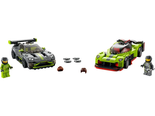 LEGO Aston Martin Valkyrie AMR Pro and Aston Martin Vantage GT3 76910