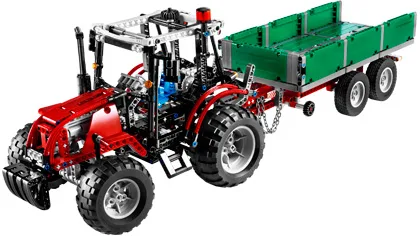 LEGO Tractor with Trailer 8063
